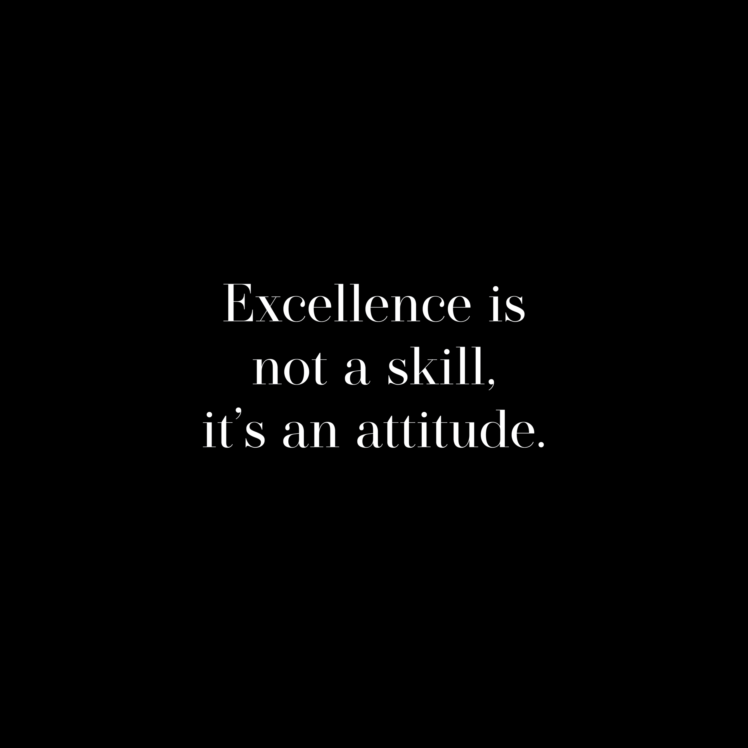 Excellence Quote
